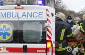 Под Харьковом спасатели 2 км несли на руках пациента к скорой. Фото и видео